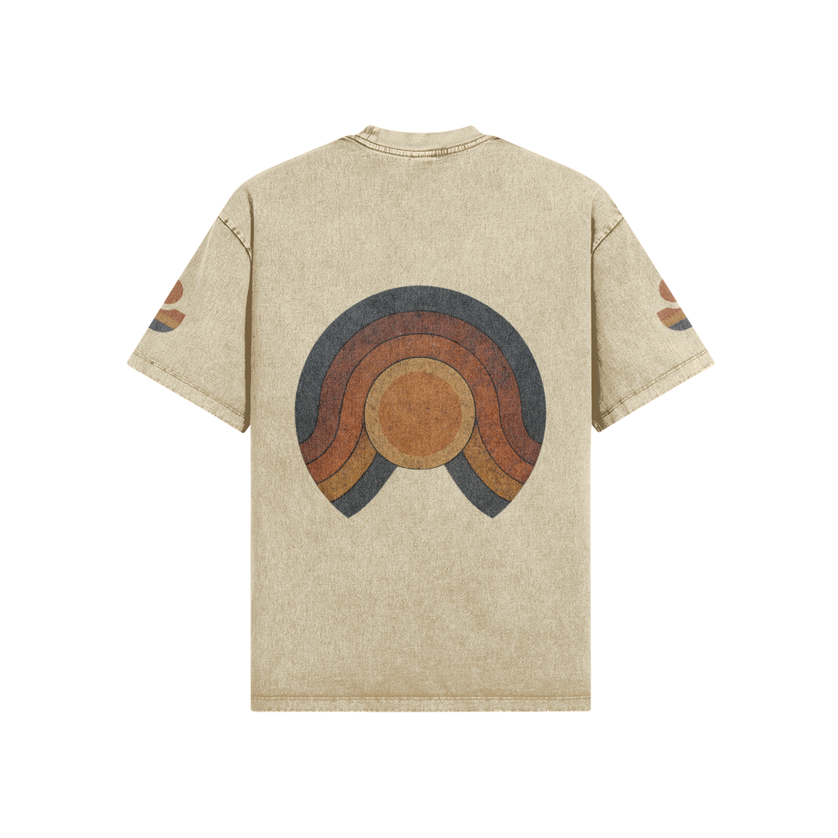 Vintage Beige 100% cotton T-shirt