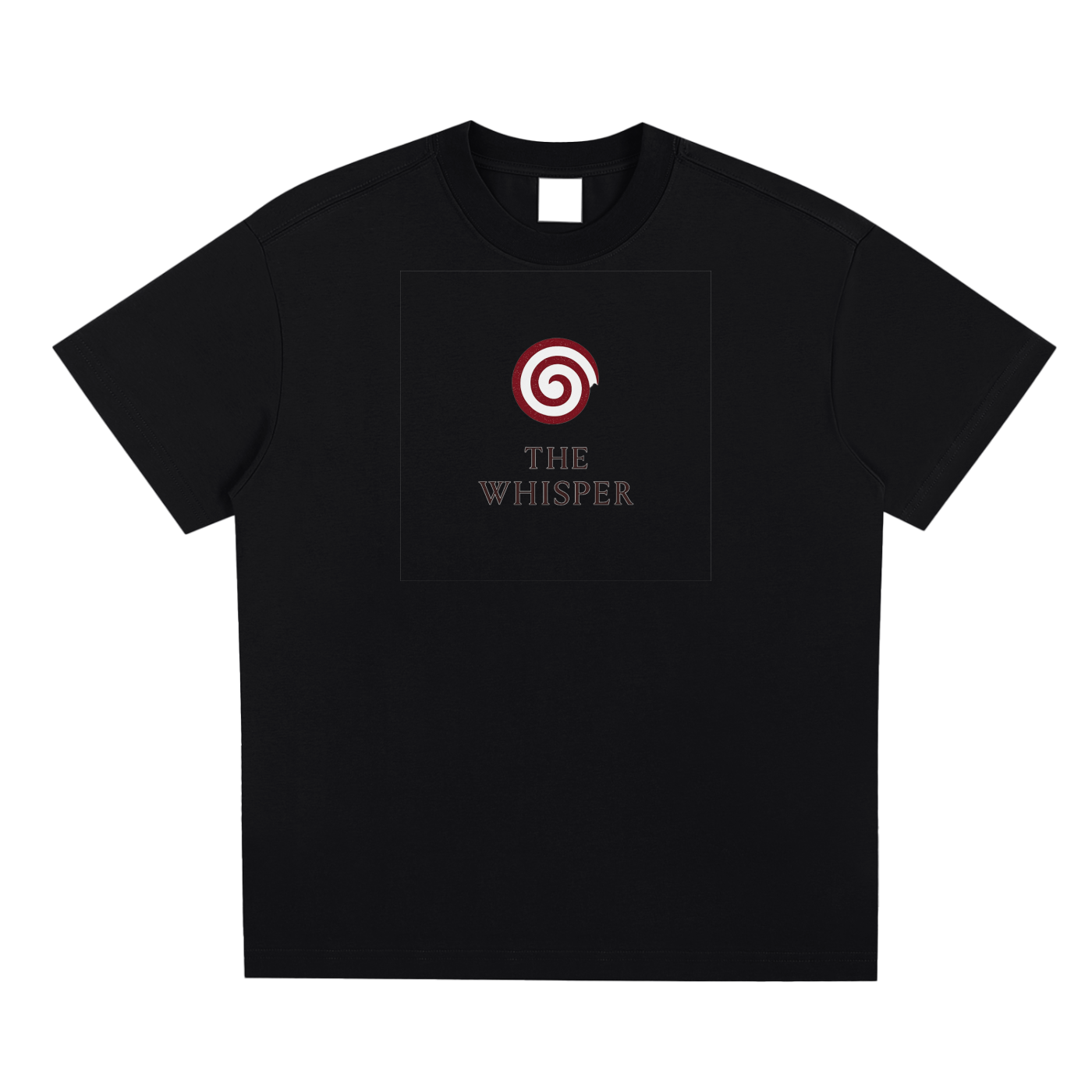 Mystic Spiral Eye unisex graphic tee with streetwear design, black