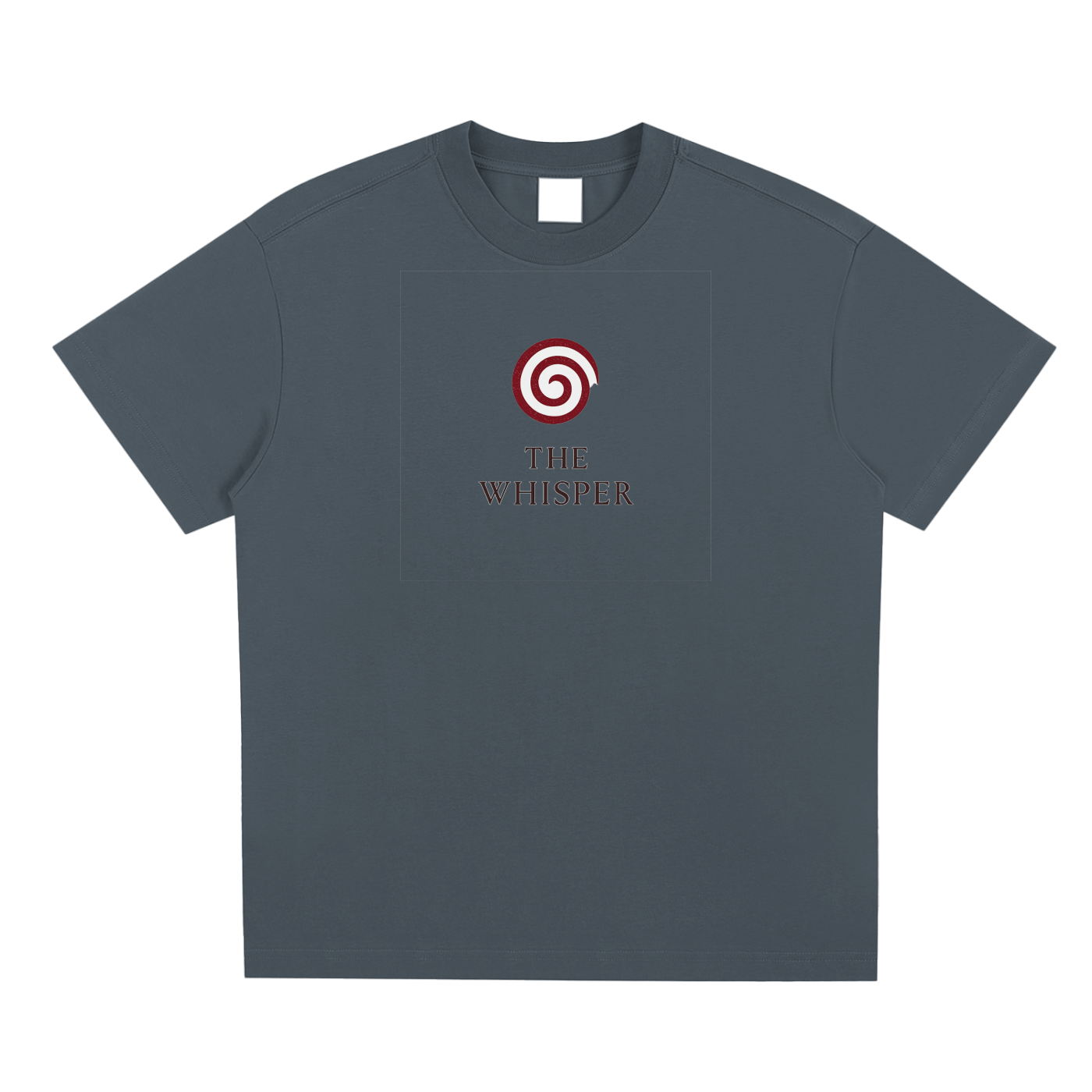 Mystic Spiral Eye unisex graphic tee with streetwear design, dark gray
