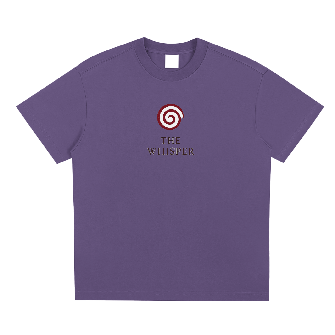 Mystic Spiral Eye unisex graphic tee with streetwear design, misty purple