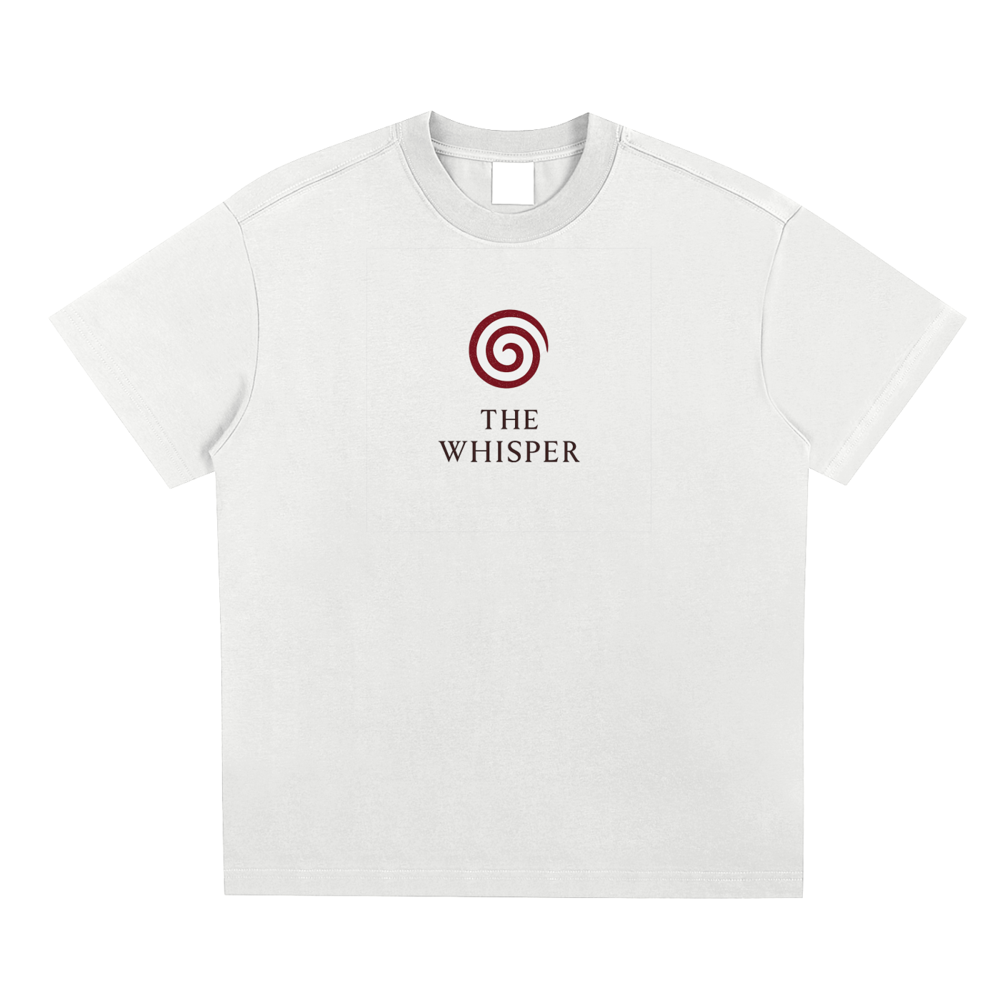 Mystic Spiral Eye unisex graphic tee with streetwear design, white