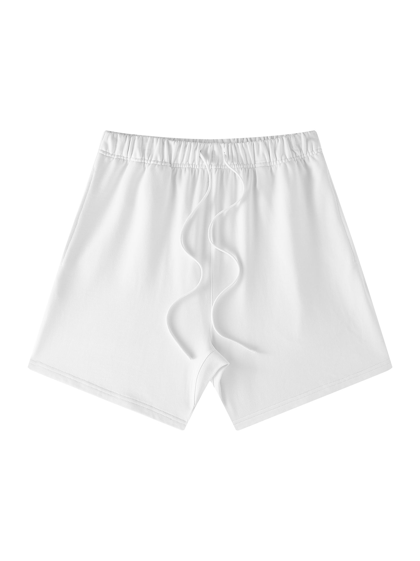 Solar Equilibrium Men's Cotton Shorts – Mid Waist, Loose Fit, Athletic Streetwear
