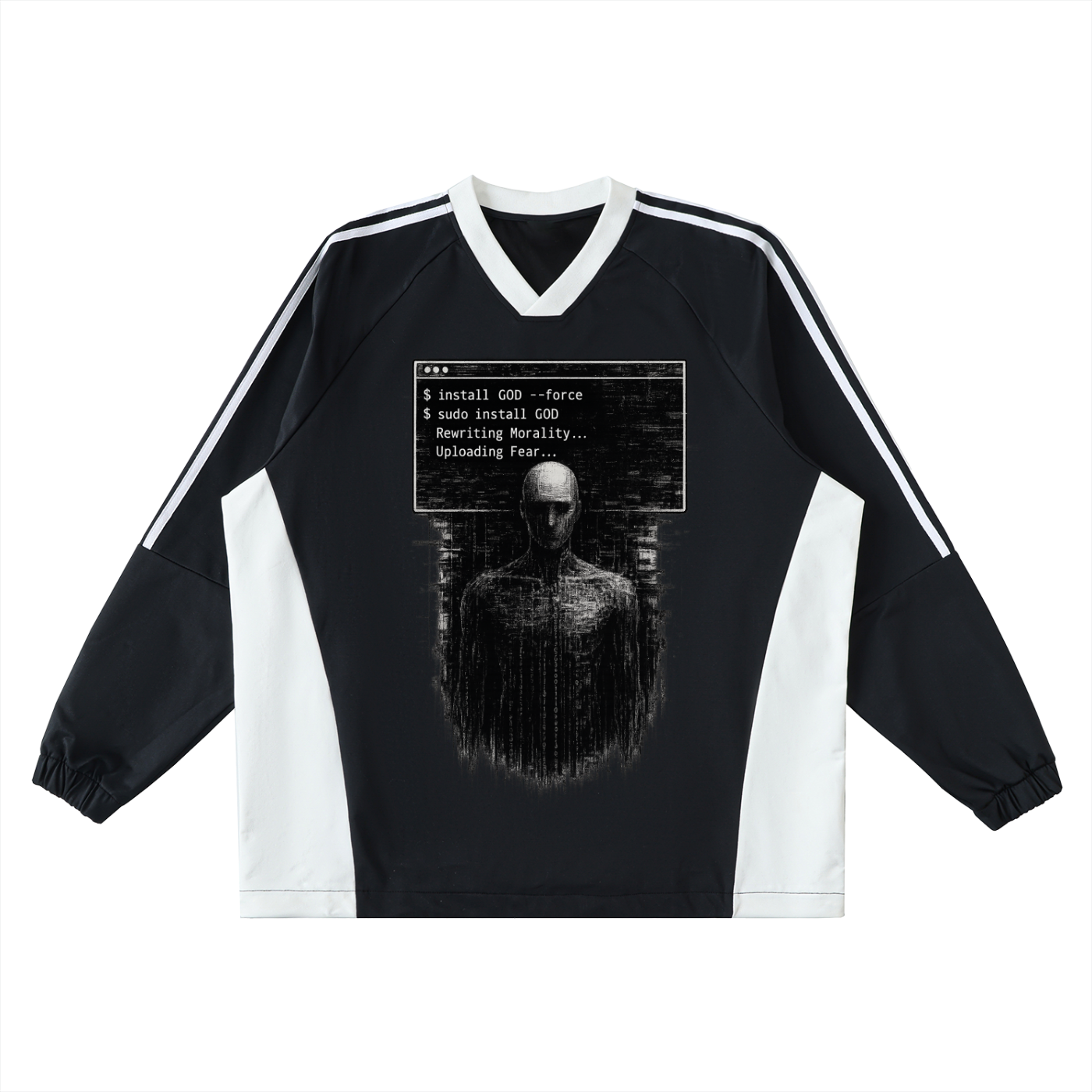 Install Fear – Graphic Track Jacket, Cyberpunk Streetwear
