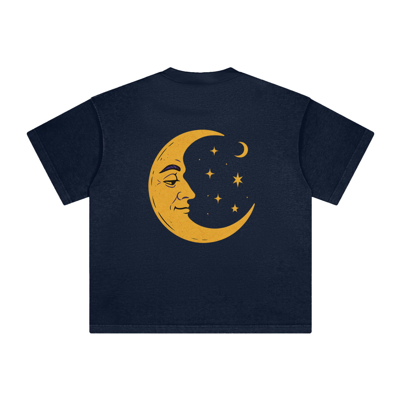 Royal Blue shirt featuring bold wizard and serpent back print

