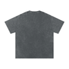 Mystic – Washed Snow Cotton Graphic T-Shirt for Men | Loose Fit Streetwear Tee