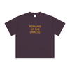 Front shot of Cosmic Summoner tee in Dark Purple – casual gothic vibe
