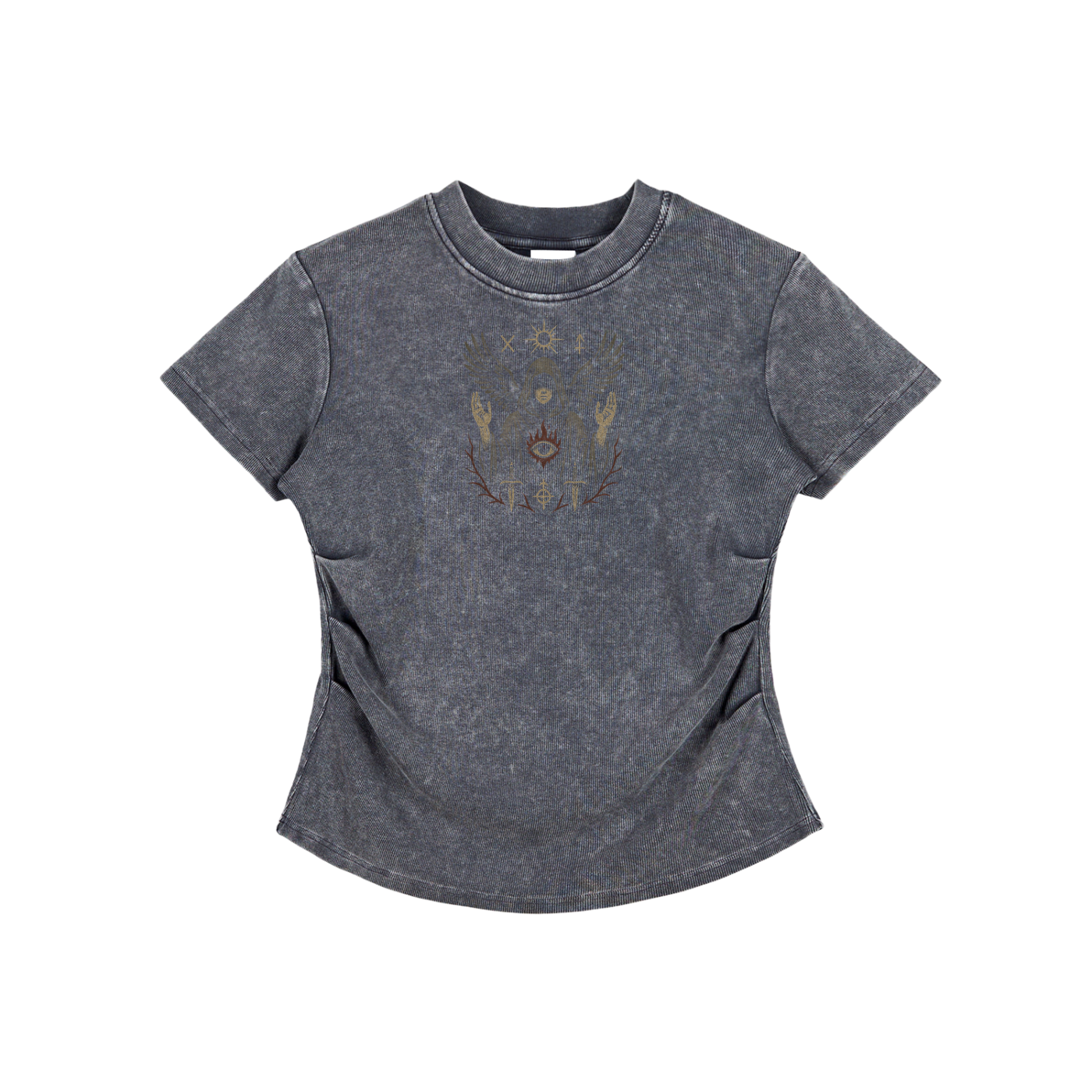 Seraphine – Angelic Bodycon Graphic T-Shirt for Women | White Cotton Summer Streetwear