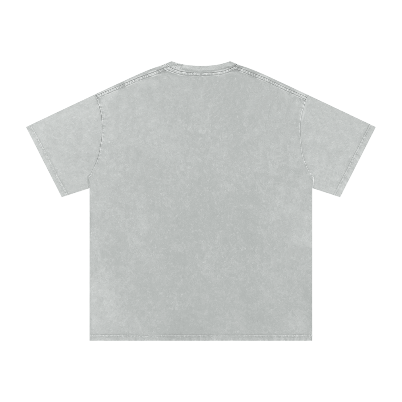 Silent Ember – Washed Black Graphic T-Shirt for Men | Loose Fit Spiritual Streetwear