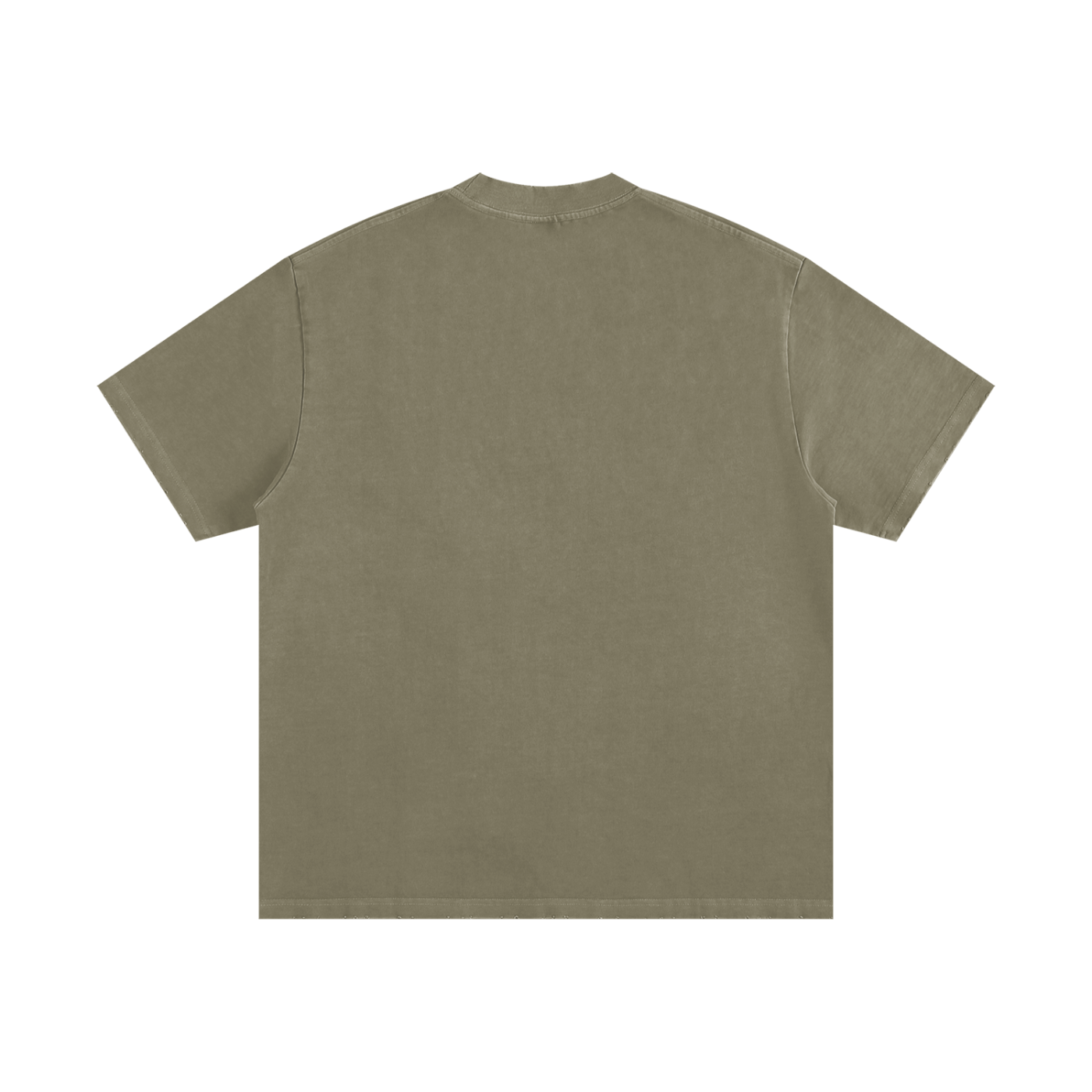 Silent Bloom – Washed Thick Cotton Graphic T-Shirt for Men | Oversized Vintage Streetwear