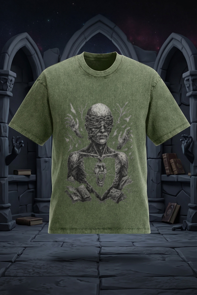 Blind Testament Washed Green Tee