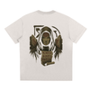Back of limited edition Sorona® streetwear t-shirt design, apricot