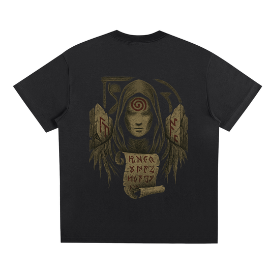 Back of limited edition Sorona® streetwear t-shirt design, black


