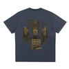 Back of limited edition Sorona® streetwear t-shirt design, midnight blue