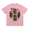 Back of limited edition Sorona® streetwear t-shirt design, pink