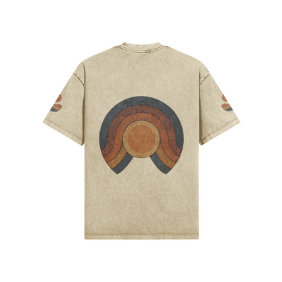 Vintage Beige 100% cotton T-shirt