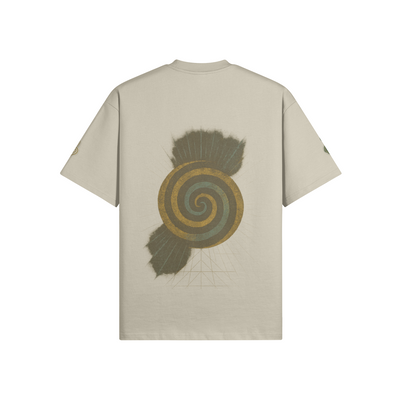 AURA 100% Cotton  Ash Gray T-shirt