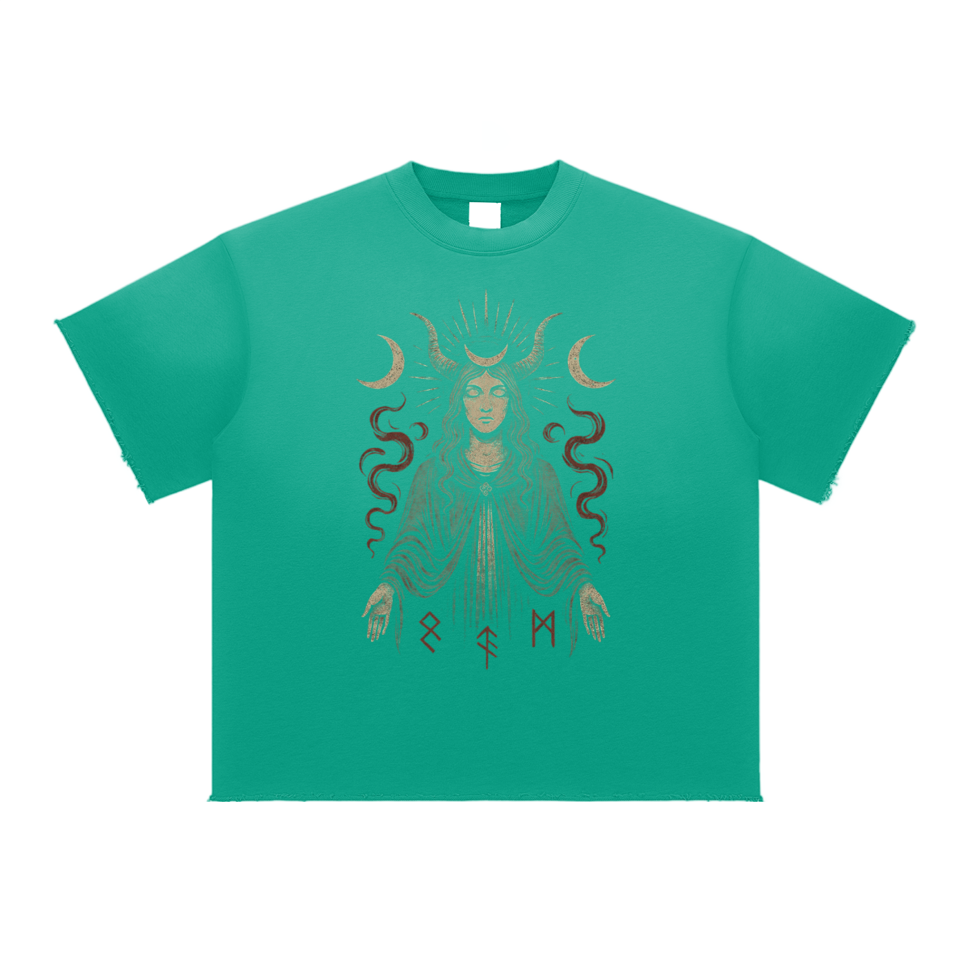 Veil – Thick Cotton Blend Graphic T-Shirt for Men | Handcrafted Oversized Streetwear