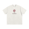  Mystic Spiral Eye vintage-style heavyweight graphic tee with frayed edges, white