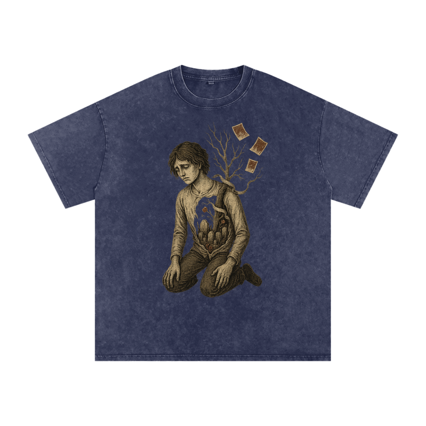 Roots – Mens Graphic T Shirt, Unique Art, Short Sleeve Tee
