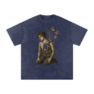 Acid Wash Oversize T-Shirt - 250 GSM