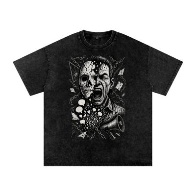 Acid Wash Oversize T-Shirt - 250 GSM