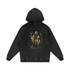 Snow Washed Loose Cotton Hoodie