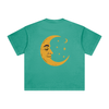 Enchanted wizard and planets design on back in Green version