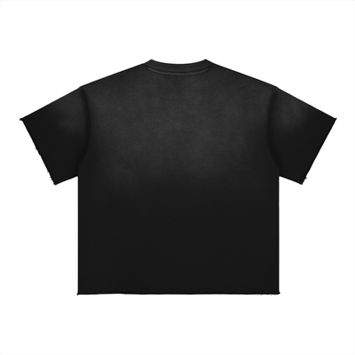 Veil – Thick Cotton Blend Graphic T-Shirt for Men | Handcrafted Oversized Streetwear