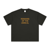 Dark Gray Cosmic Summoner t-shirt – minimalist front, heavyweight cotton