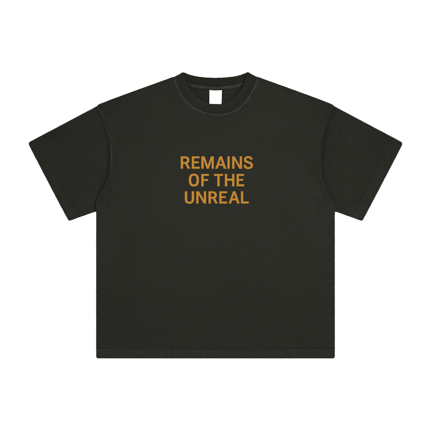 Dark Gray Cosmic Summoner t-shirt – minimalist front, heavyweight cotton