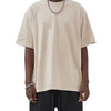 Mystic – Washed Snow Cotton Graphic T-Shirt for Men | Loose Fit Streetwear Tee