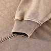 Snow Washed Loose Cotton Hoodie