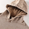 Snow Washed Loose Cotton Hoodie