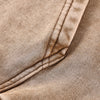 Snow Washed Loose Cotton Hoodie
