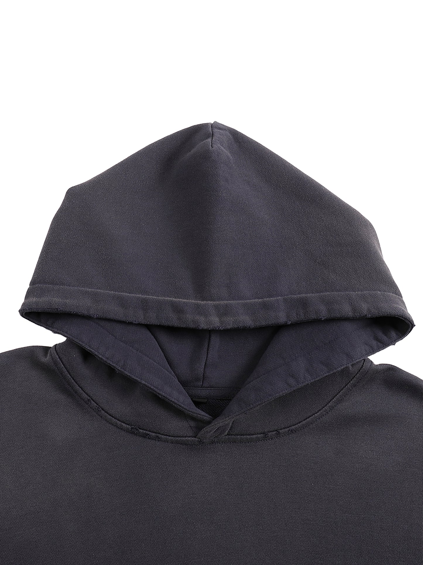 Wisdom Reaper Vintage Hoodie – Washed Black Cotton Streetwear Sweatshirt