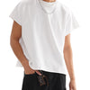 Feral Twin – Sleeveless Cropped Graphic T-Shirt for Men | Loose Fit Cotton Streetwear