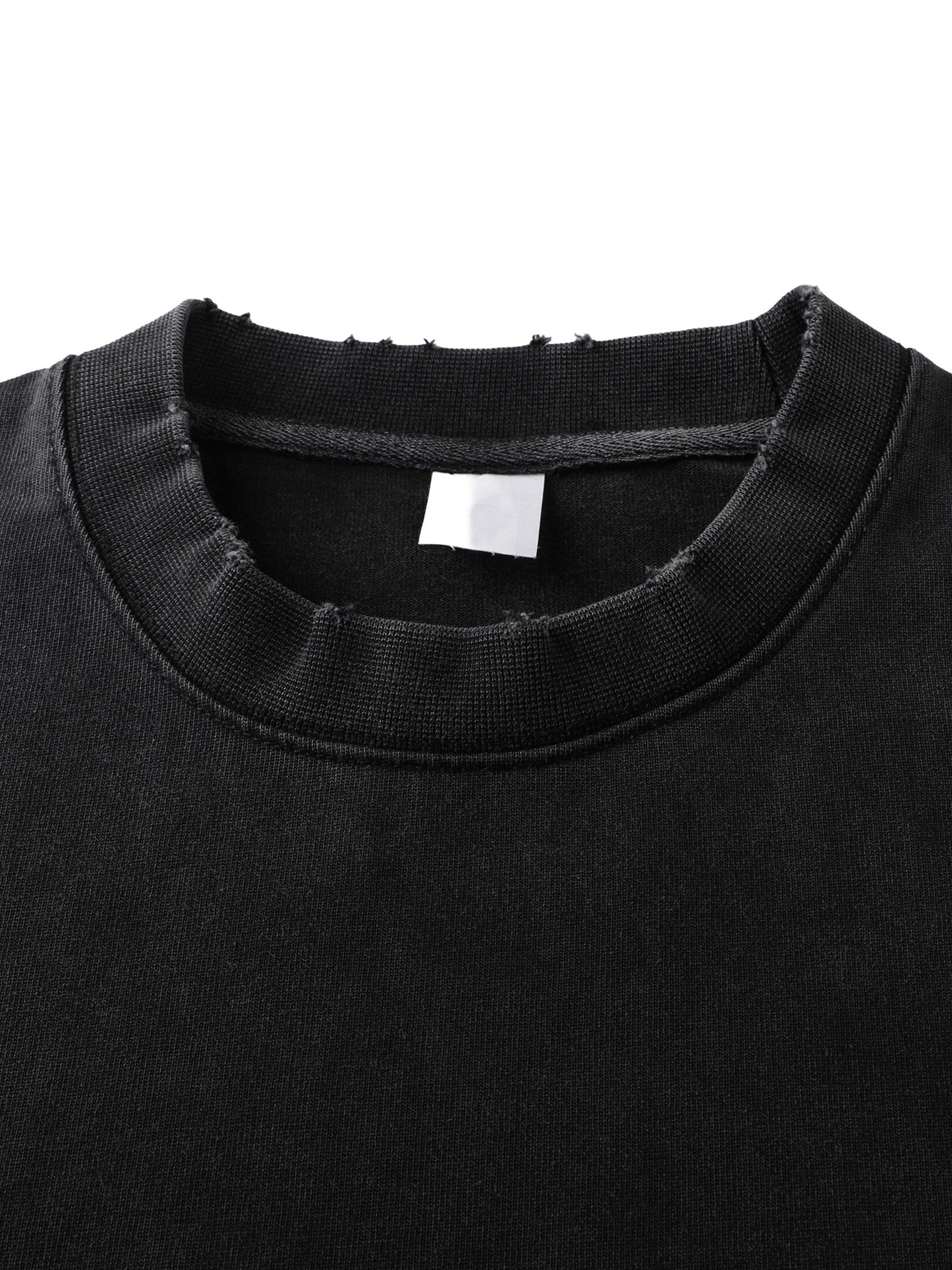 Silent Bloom – Washed Thick Cotton Graphic T-Shirt for Men | Oversized Vintage Streetwear