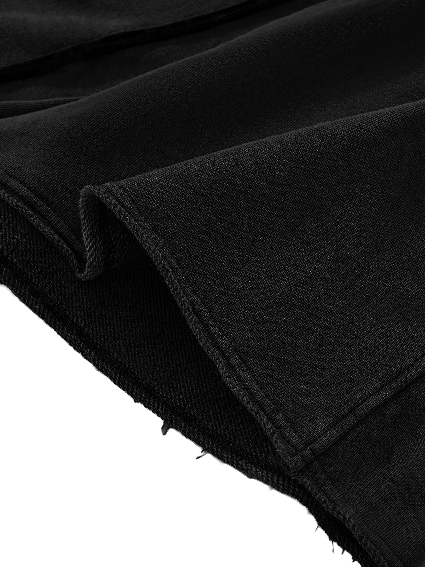 The All-Seeing Vision Shorts – Women’s Cotton High-Waist Frayed Hem Streetwear
