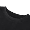Snow Wash Raw Edge Cotton T-Shirt