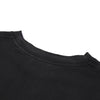 Snow Wash Raw Edge Cotton T-Shirt