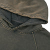 Vintage Washed Frayed-Hem Hoodie